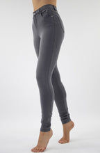 Grey Denim Slim Leg Jeans