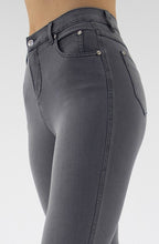 Grey Denim Slim Leg Jeans