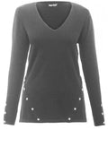 Grey Star Detailed Jumper