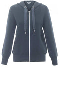 Grey Zip Front Cardigan