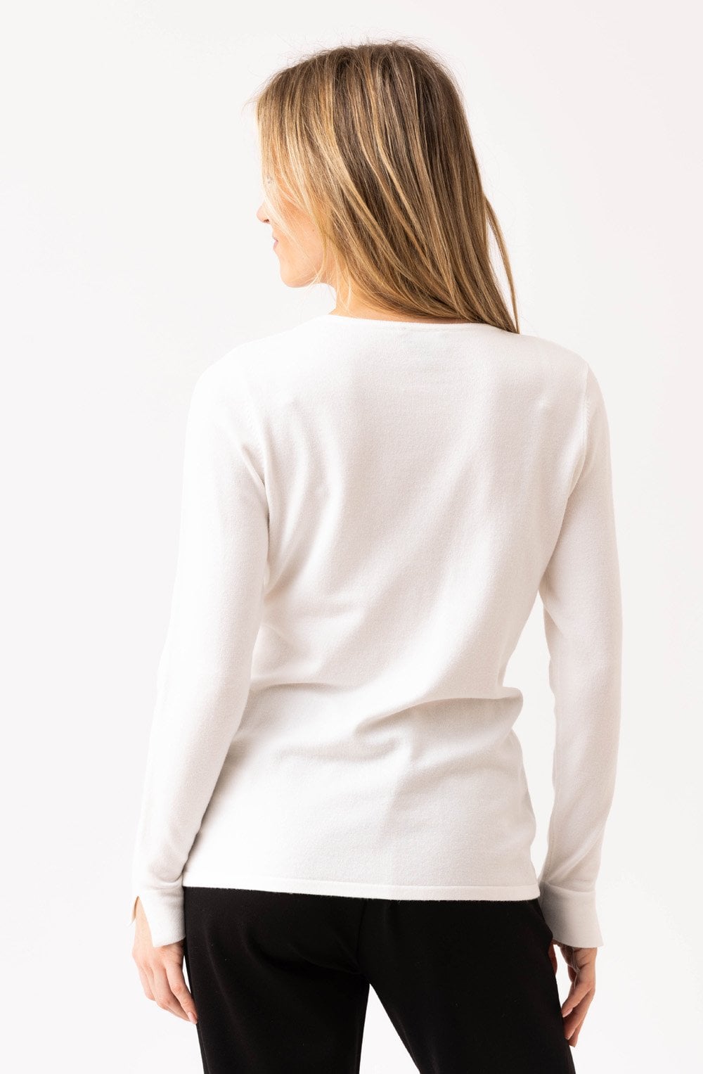 Ivory Circle Diamante Jumper