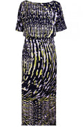 Marble Jersey Maxi Dress