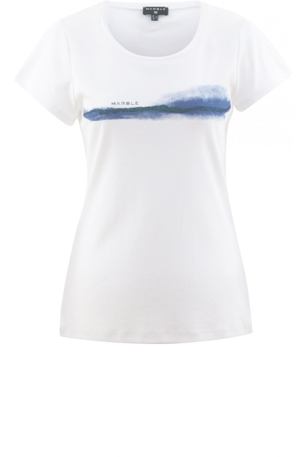 Jersey Navy Front Design T Shirt