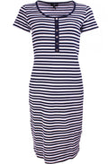 Marble Jersey Striped Dress