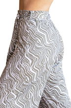 Khaki Bold Print Jersey Culottes