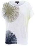 Khaki Diamante Dandelion Lightweight Top
