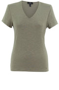 Khaki Double Fronted T Shirt