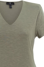 Khaki Double Fronted T Shirt