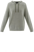 Khaki Lightweight Knit Hooded Jumper