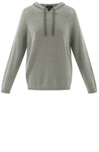 Khaki Lightweight Knit Hooded Jumper