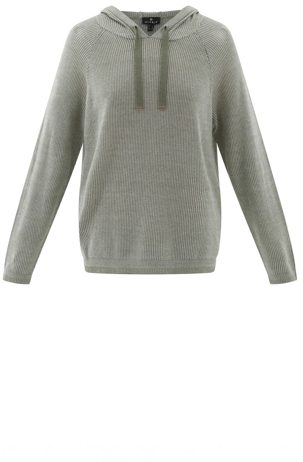 Khaki Lightweight Knit Hooded Jumper