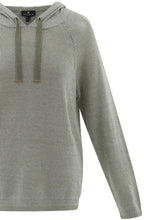 Khaki Lightweight Knit Hooded Jumper