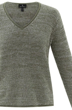 Khaki Marled Knit Jumper
