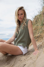 Khaki Relaxed Knitted Vest