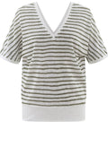 Khaki Reversible Semi Sheer Top
