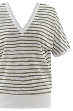 Khaki Reversible Semi Sheer Top