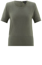 Khaki Short Sleeved Jumper