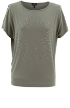 Khaki Sparkle Sunshine T Shirt