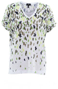 Khaki Speckle Fine Knit Semi Sheer Top
