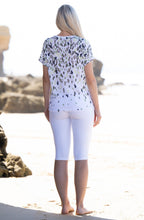 Khaki Speckle Fine Knit Semi Sheer Top
