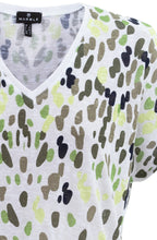 Khaki Speckle Fine Knit Semi Sheer Top