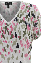 Khaki Speckle Fine Knit Semi Sheer Top