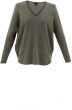 Khaki Star Design Relaxed Sweater