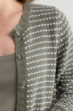 Khaki Statement Button Cardigan