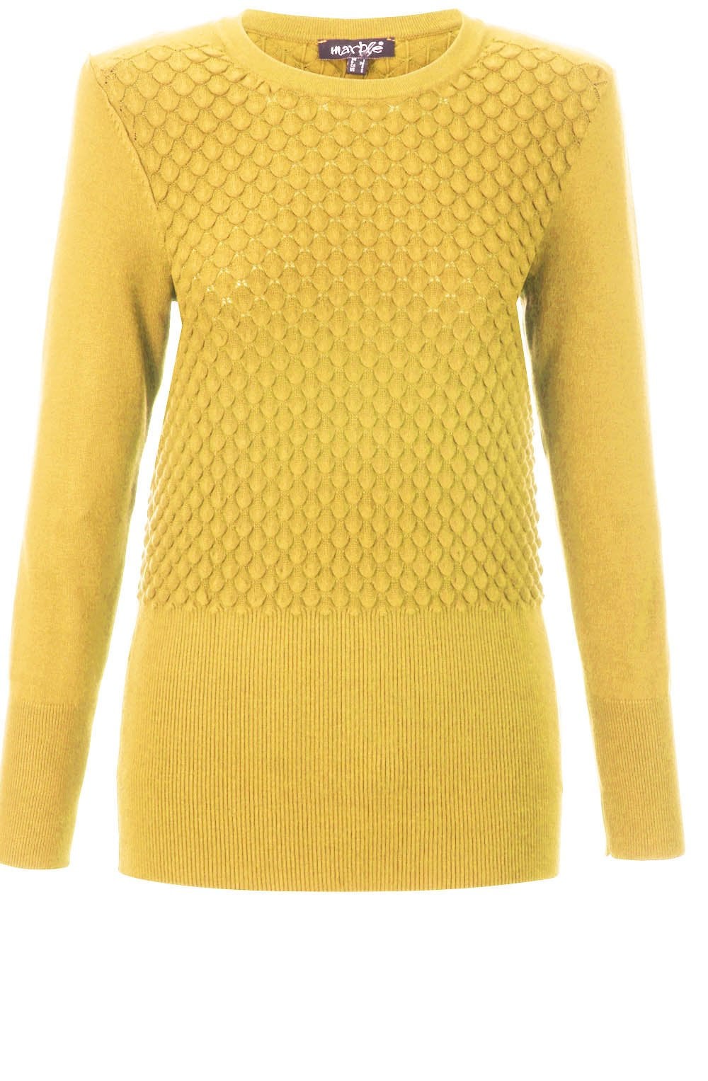 Lemon Embossed Sweater