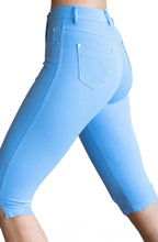 Light Blue Peddle Pushers