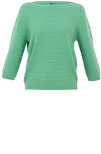 Light Green Ribbed Relaxed Jumper