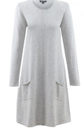 Light Grey Knit Dress