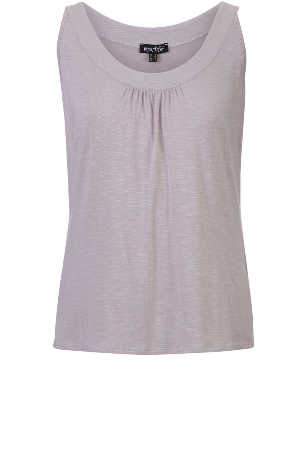 Light Taupe Jersey Vest Top