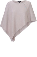 Light Taupe Short Poncho