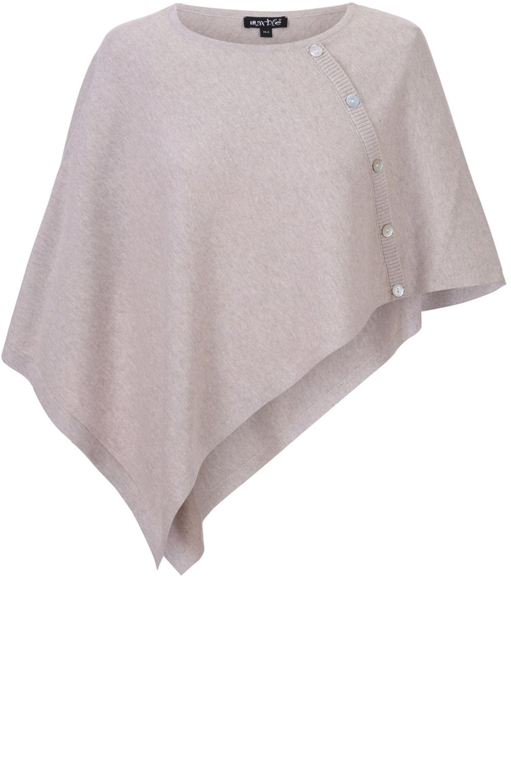 Light Taupe Short Poncho