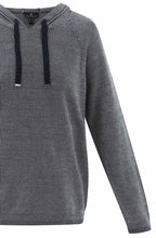 Lightweight Navy Pullover Hooded Jumper