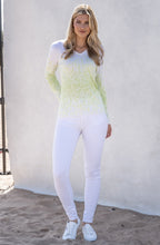 Lime Green Abstract Jumper