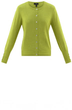 Lime Green Fine Knit Cardigan