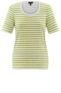 Lime Striped Classic T Shirt
