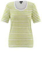 Lime Striped Classic T Shirt