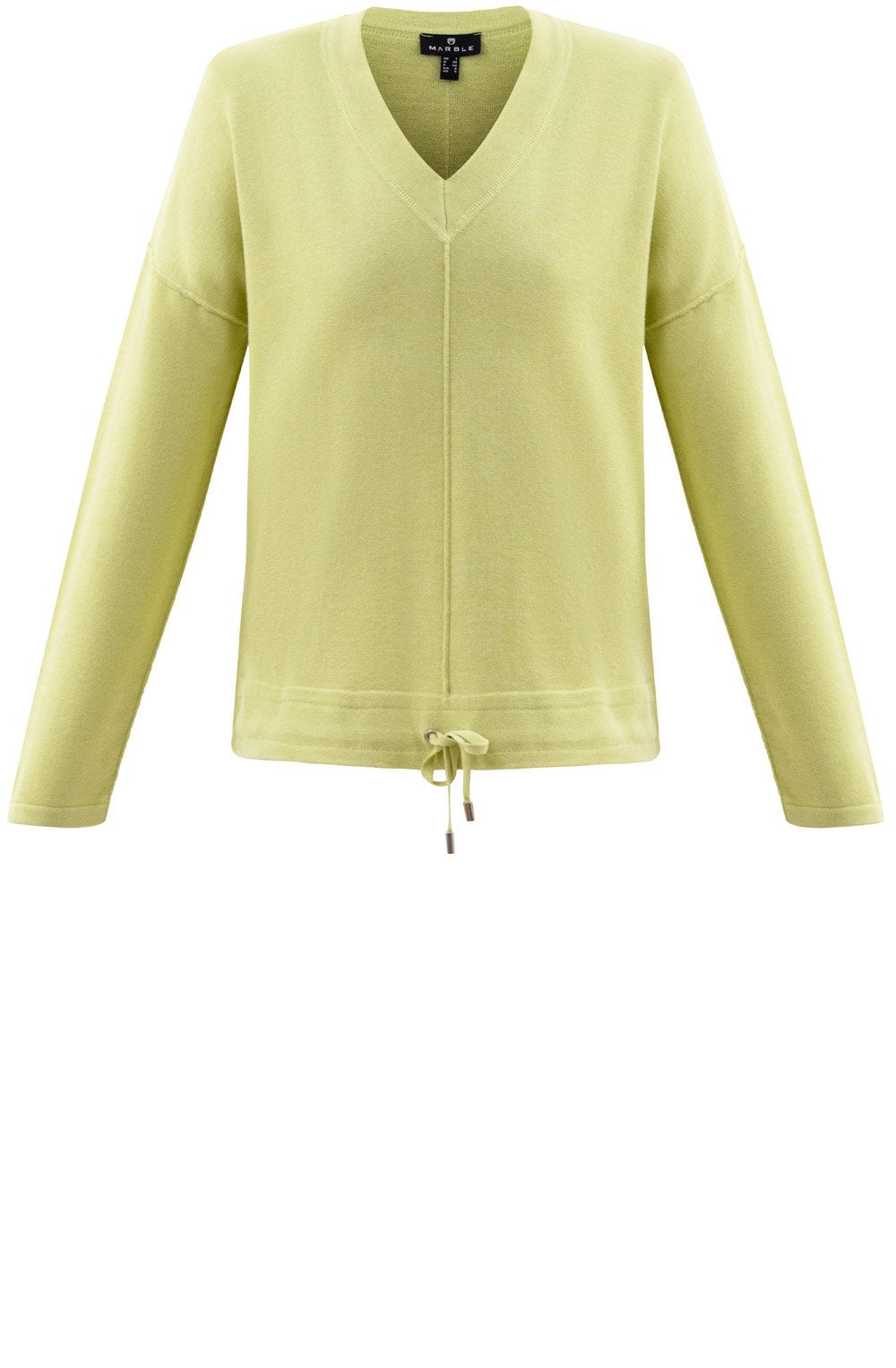 Lime V Neck Jumper