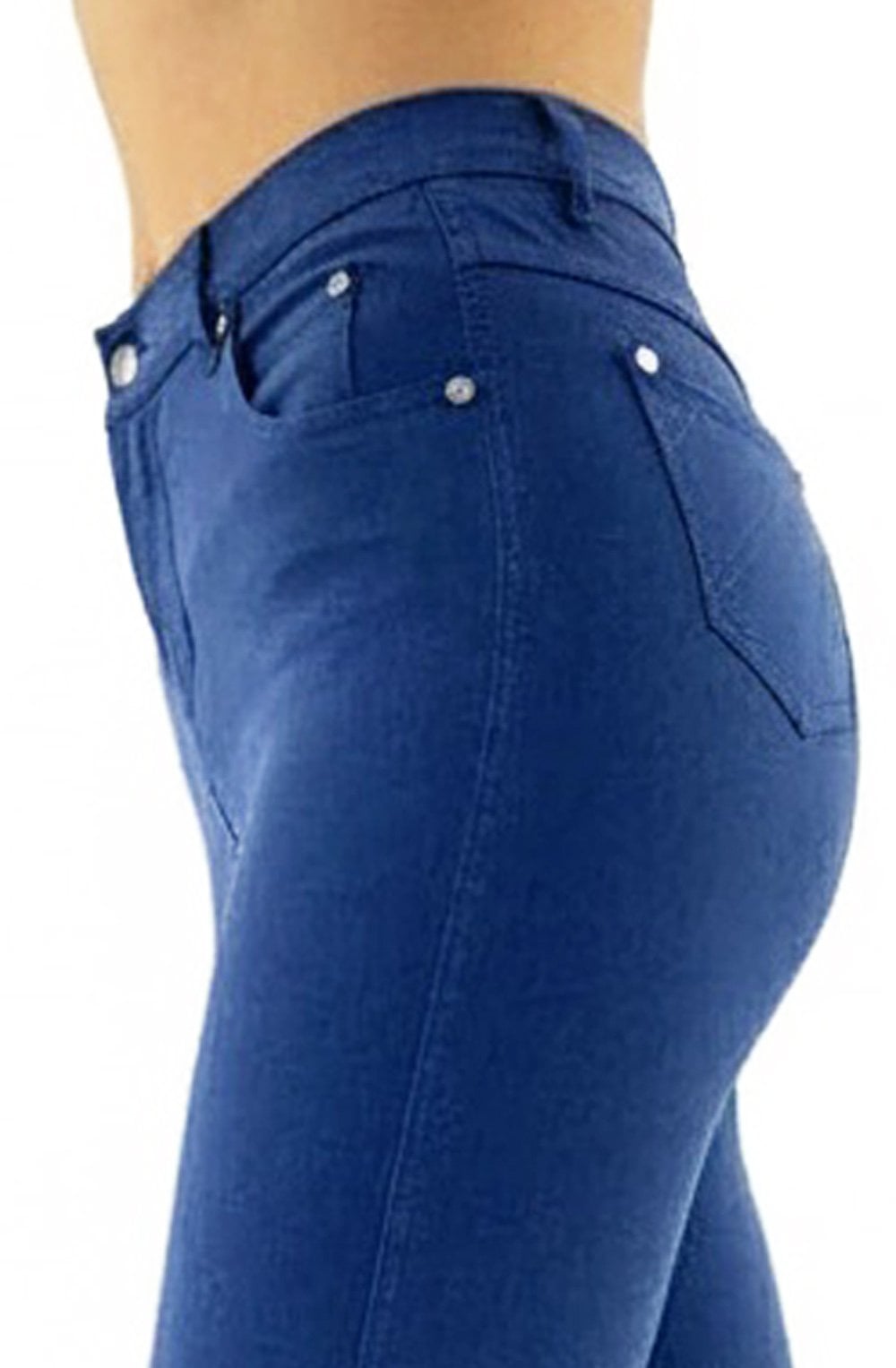 Mid Blue Straight Leg Jeans