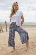 Navy and White Jersey Culottes