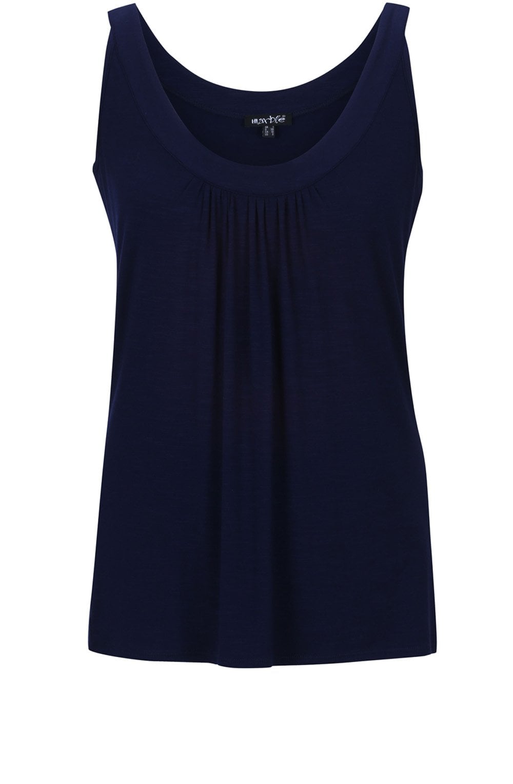 Navy Jersey Vest Top