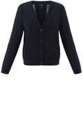 Navy Open Knit Caridgan