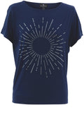Navy Sparkle Sunshine T Shirt
