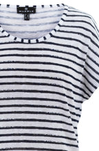 Navy Striped Lightweight Relaxed Top