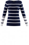 Navy & White Stripe Jumper