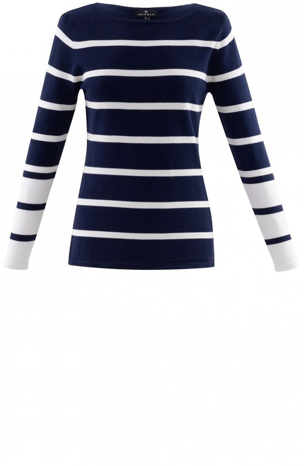 Navy & White Stripe Jumper
