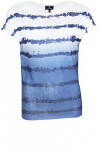 Navy & White Stripes Top